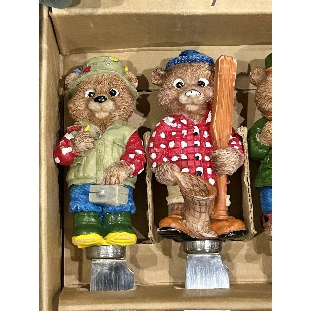 Harry and David Active Outdoor Teddy Bear Spreader Set of Four Stainless Steel‎